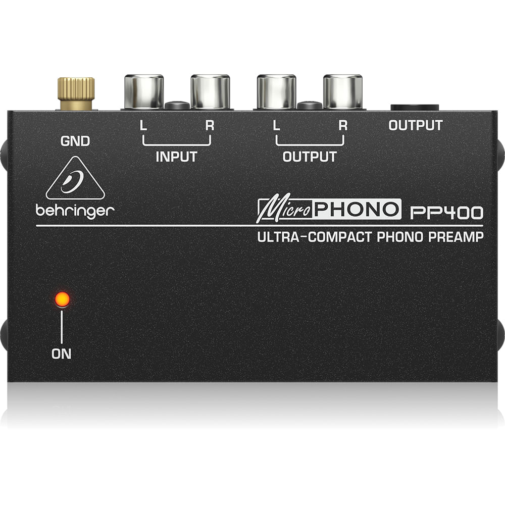 Pre-amplificador Para Tornamesas Behringer PP400 foto 2