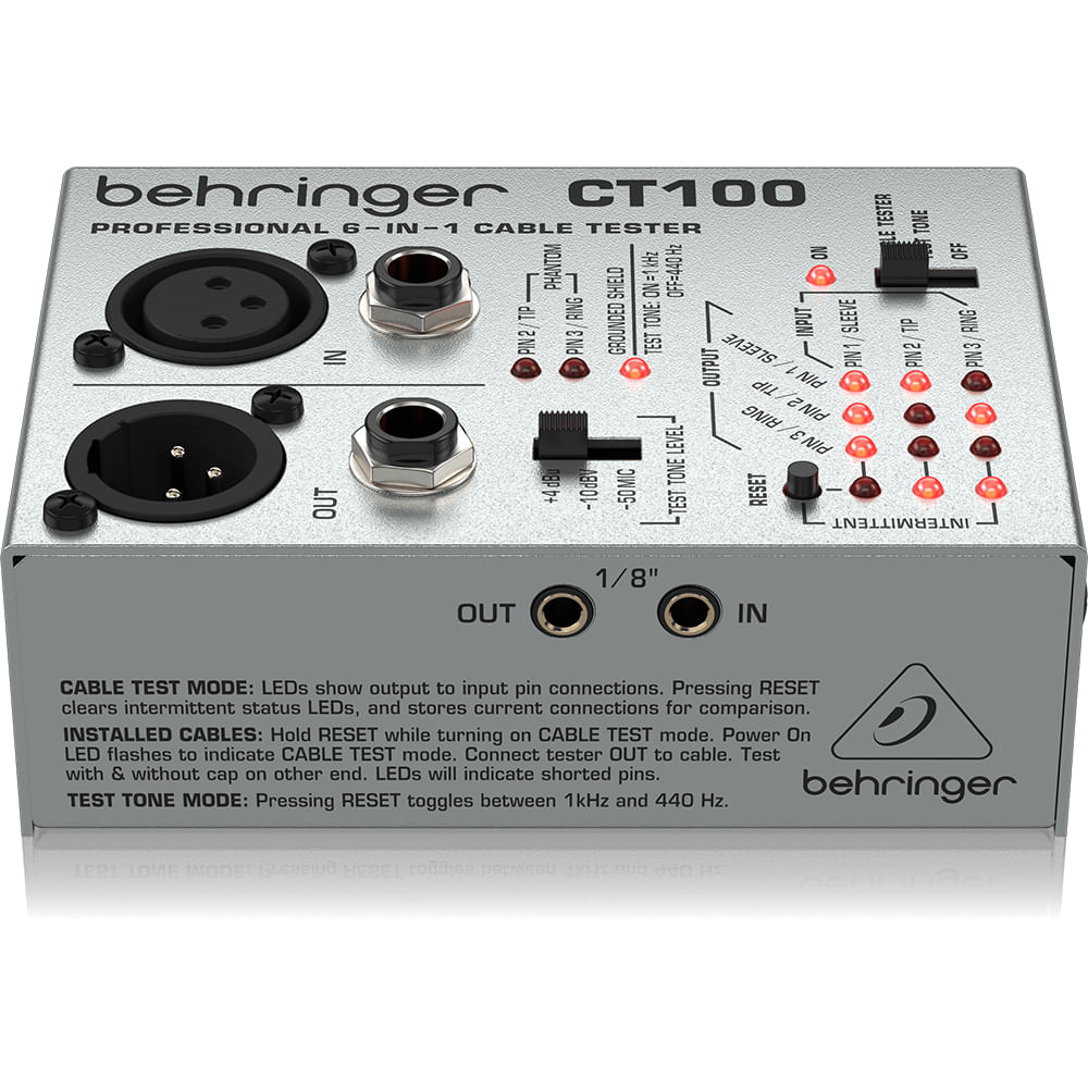 Probador De Cables Behringer CT100 foto 3