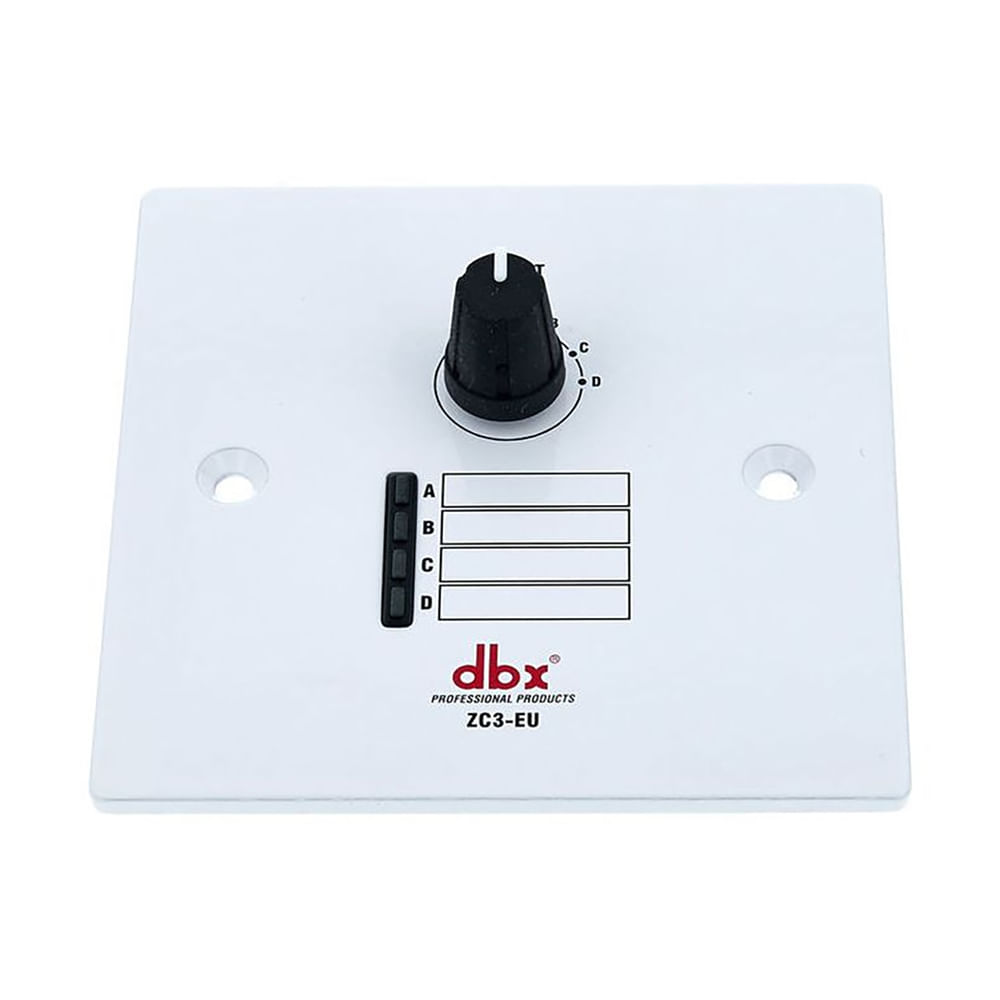 Selector De Pared Para Zonas De Audio DBX ZC-3