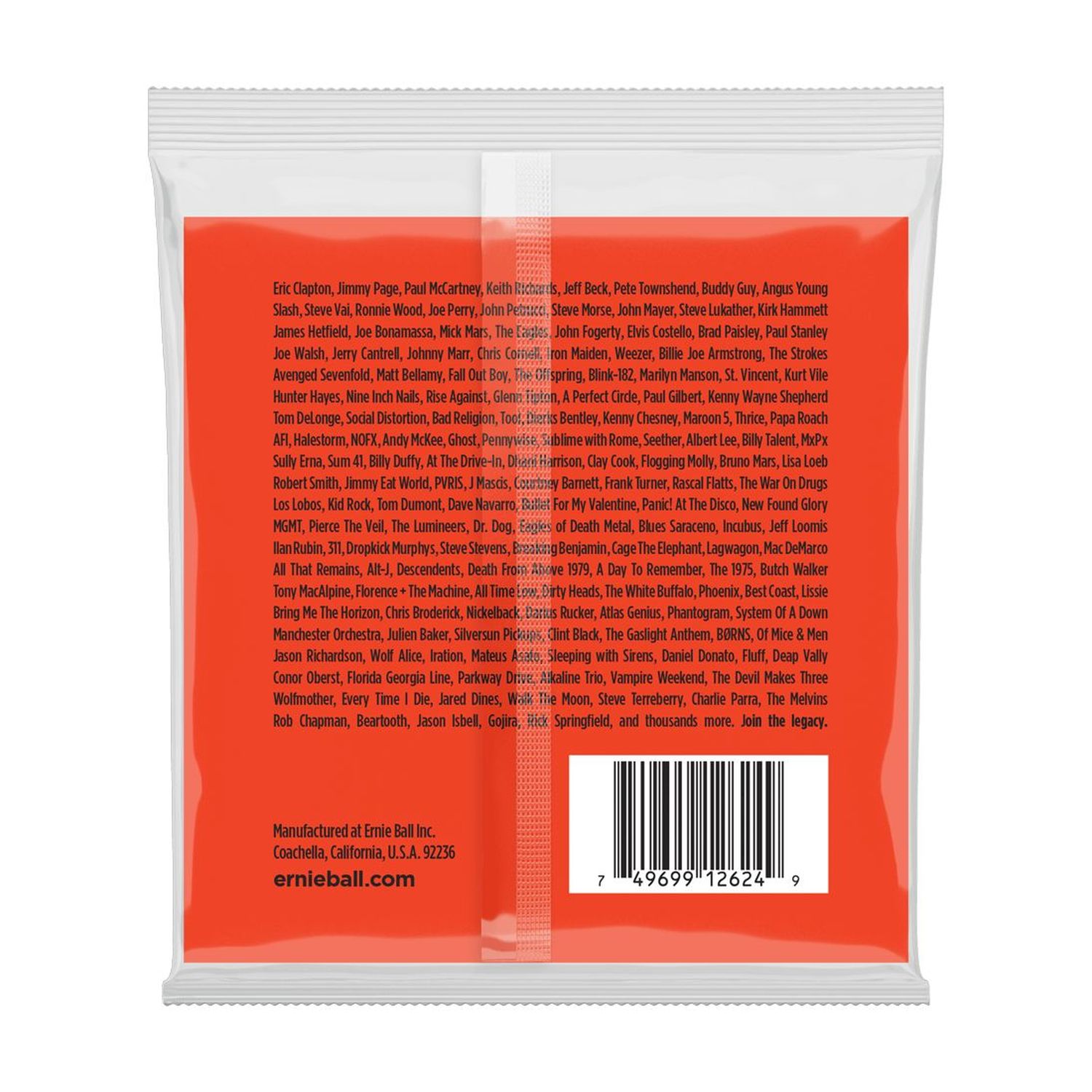 Set 8 cuerdas para guitarra eléctrica Ernie Ball 9-80 Skinny Top Heavy Bottom Slinky String P02624 foto 2