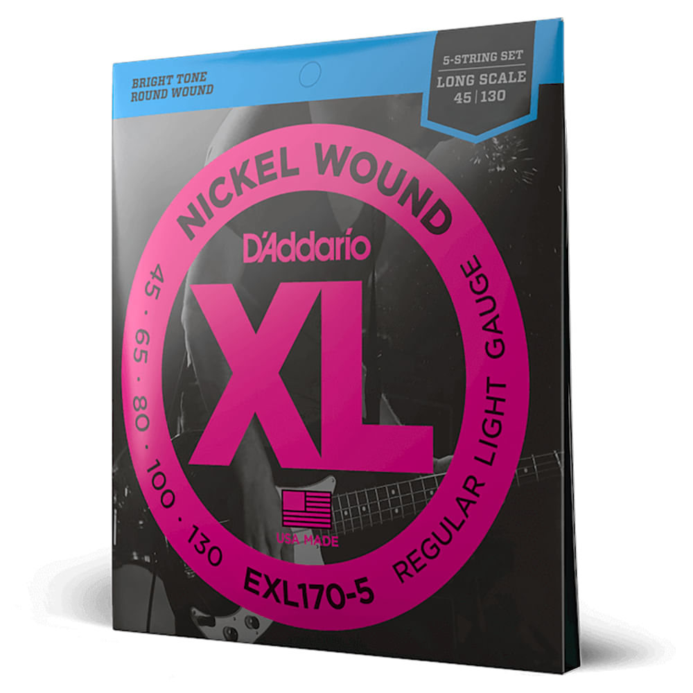 Set 5 Cuerdas Para Bajo Daddario EXL170-5 45-130 foto 2
