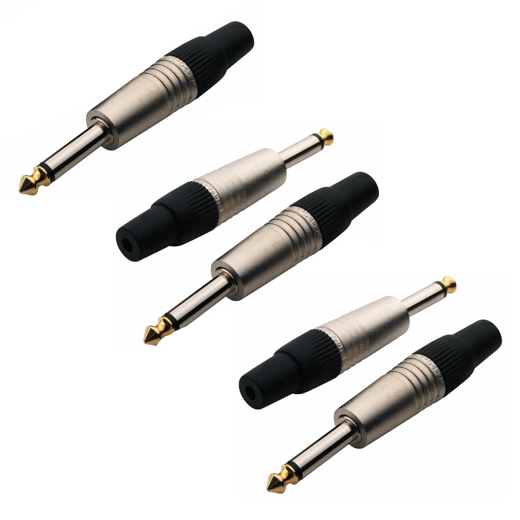 Set de conectores Plug mono Rockcable RCL10002P - 5 piezas