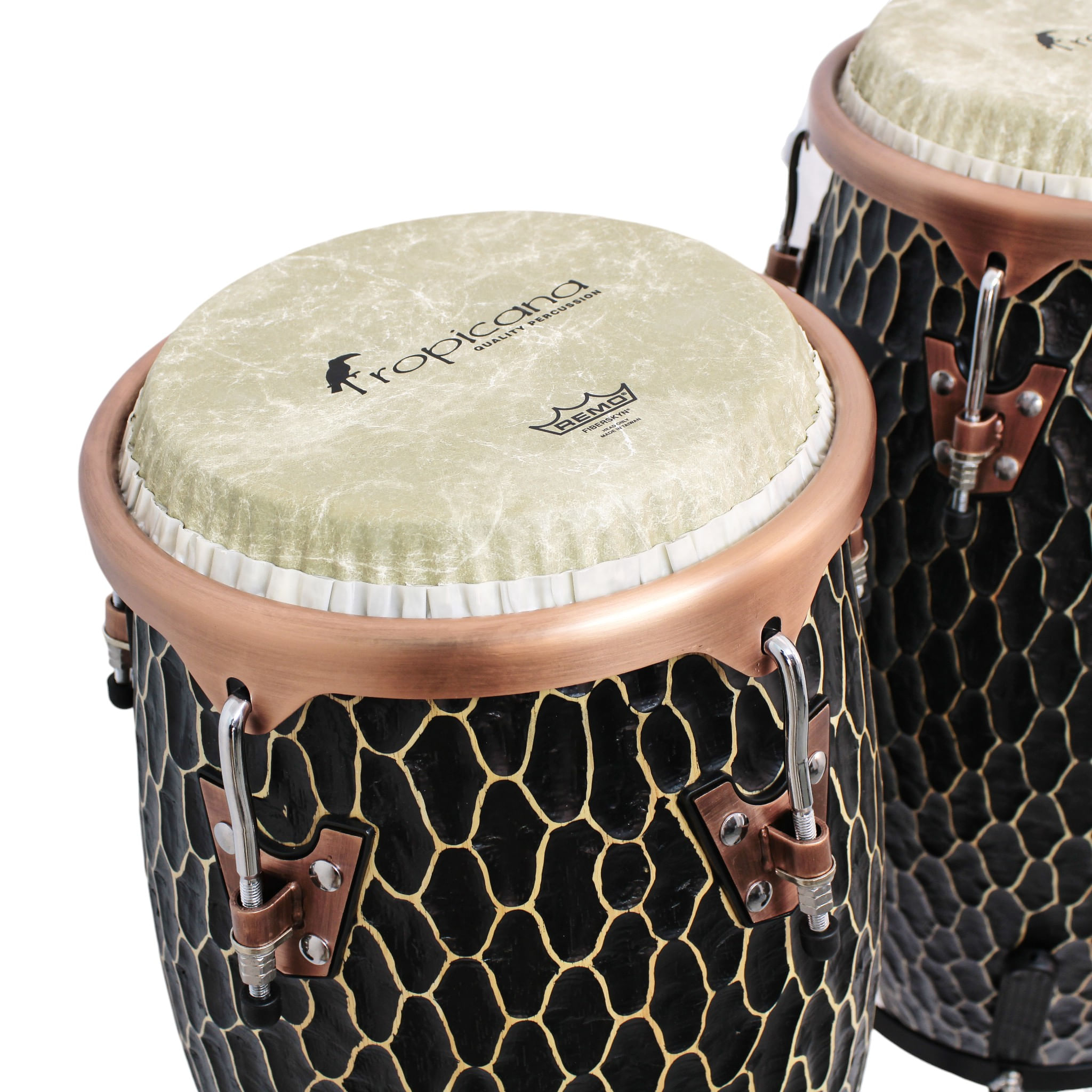 Set de congas Tropicana 10" - 11" Fiberskin con stand CRH850HM foto 5