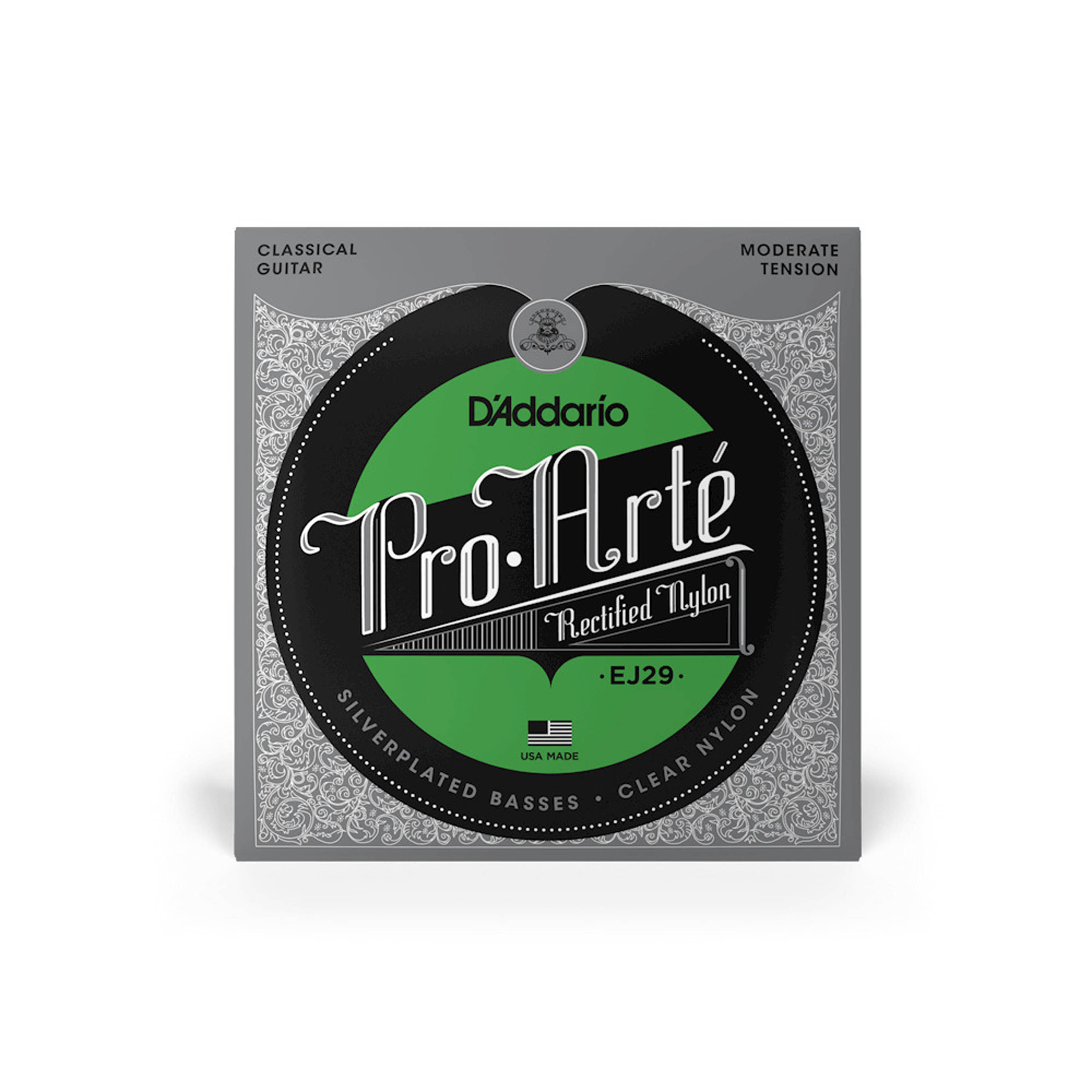 Set de cuerdas Clásicas D'addario EJ29 Nylon rectificado - tensión moderada foto 2