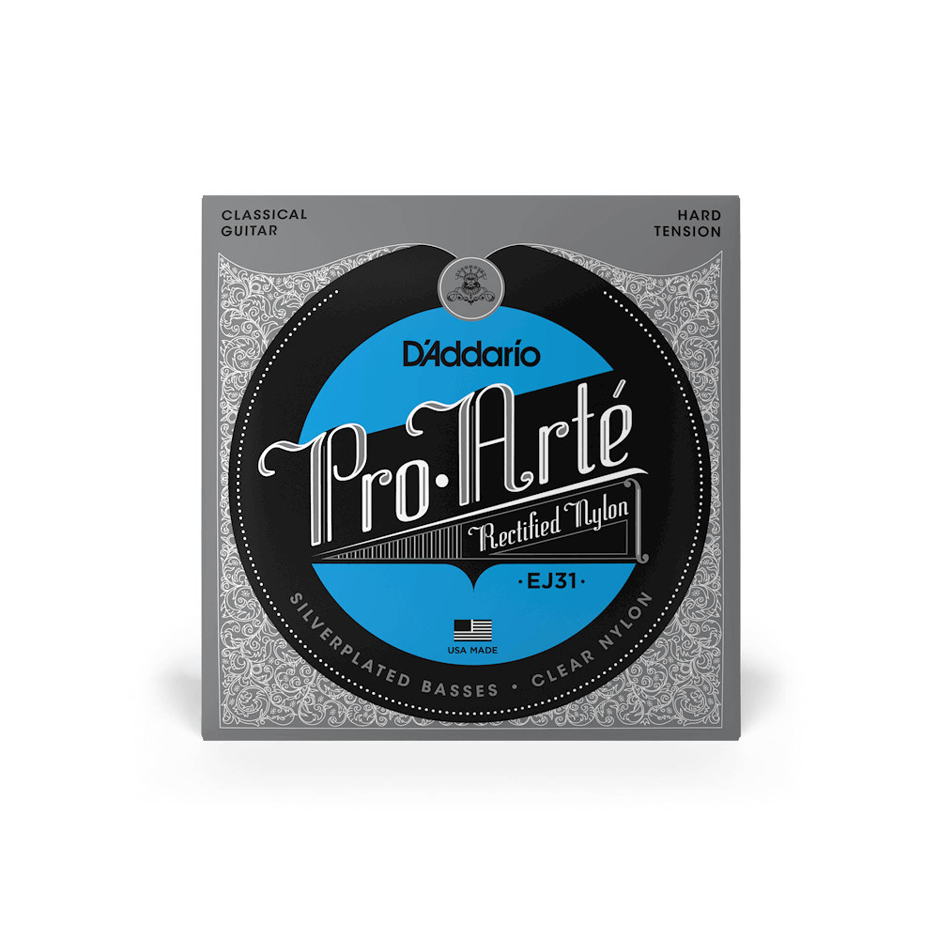 Set de cuerdas Clásicas D'addario EJ31 Nylon rectificado - tensión alta foto 2