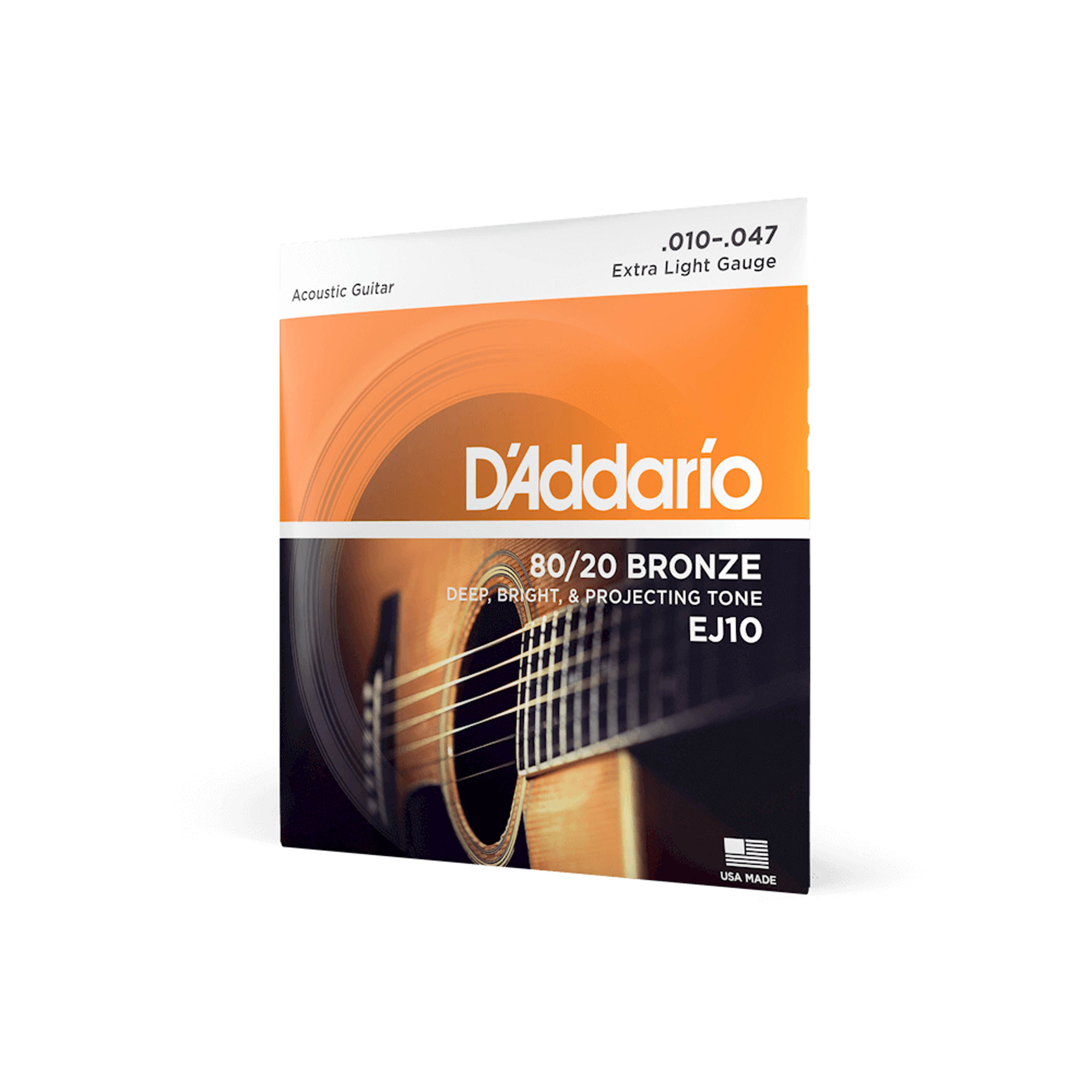 Set de cuerdas de Bronce D'addario EJ10 Extra Light