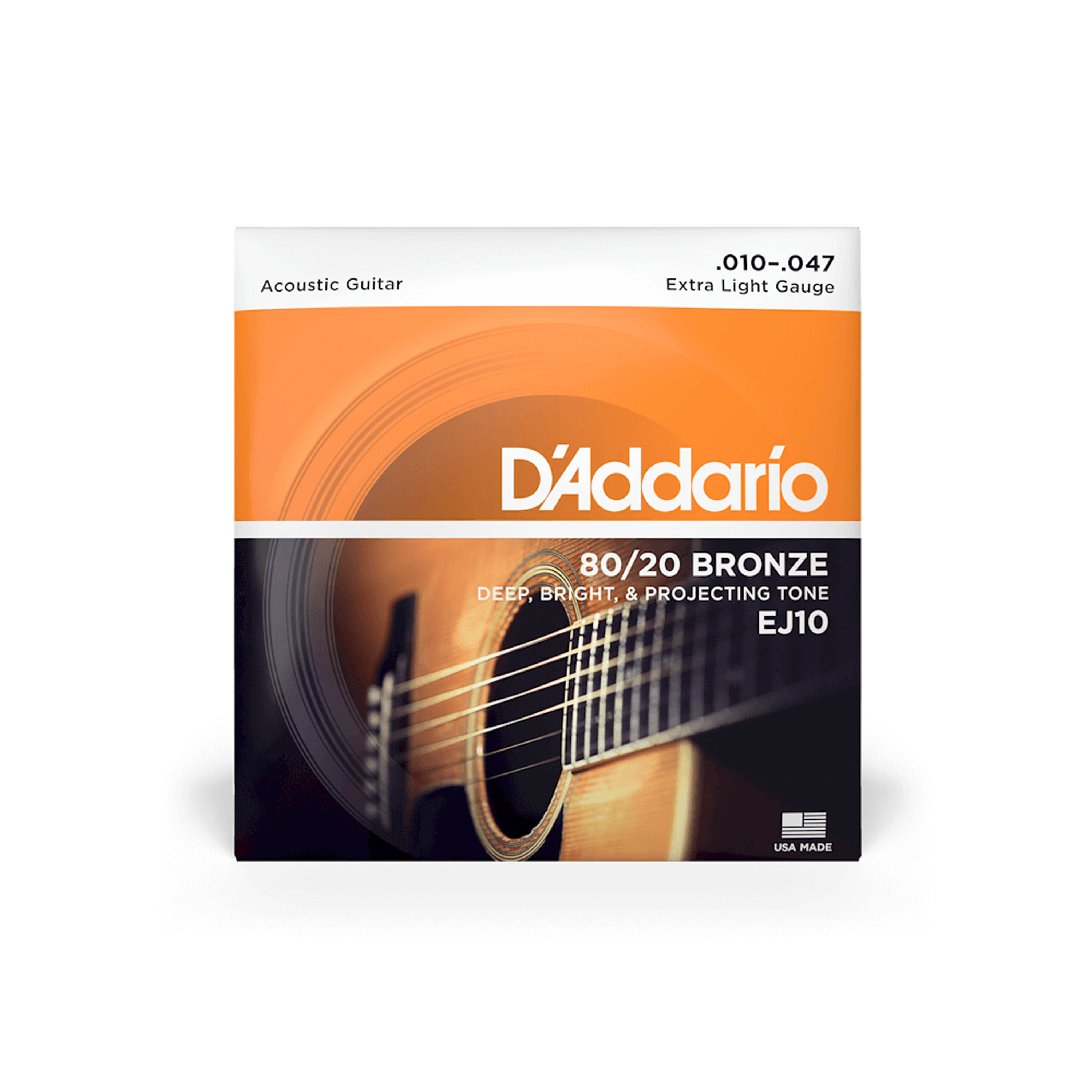 Set de cuerdas de Bronce D'addario EJ10 Extra Light foto 2