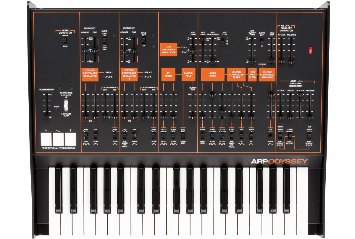 Sintetizador analógico Korg ARP Odyssey FS kit foto 2