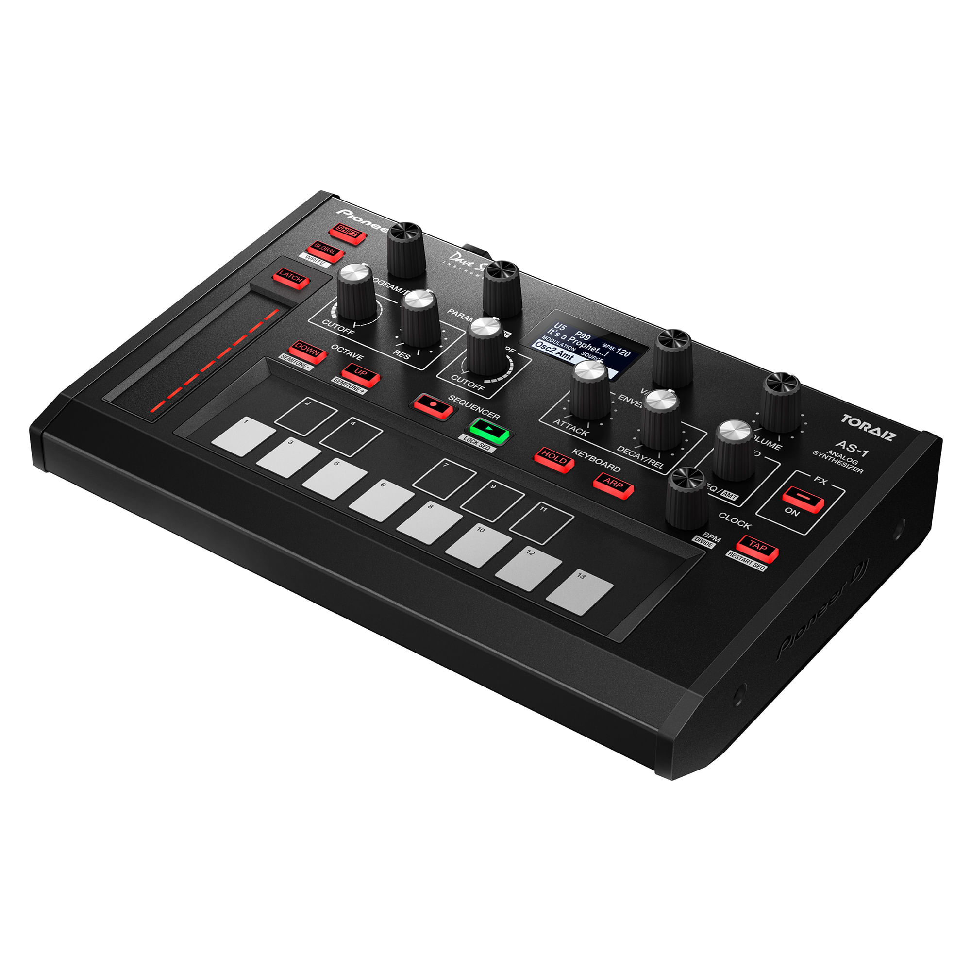 Sintetizador analógico Pioneer DJ TORAIZ AS-1 monofónico - negro foto 2