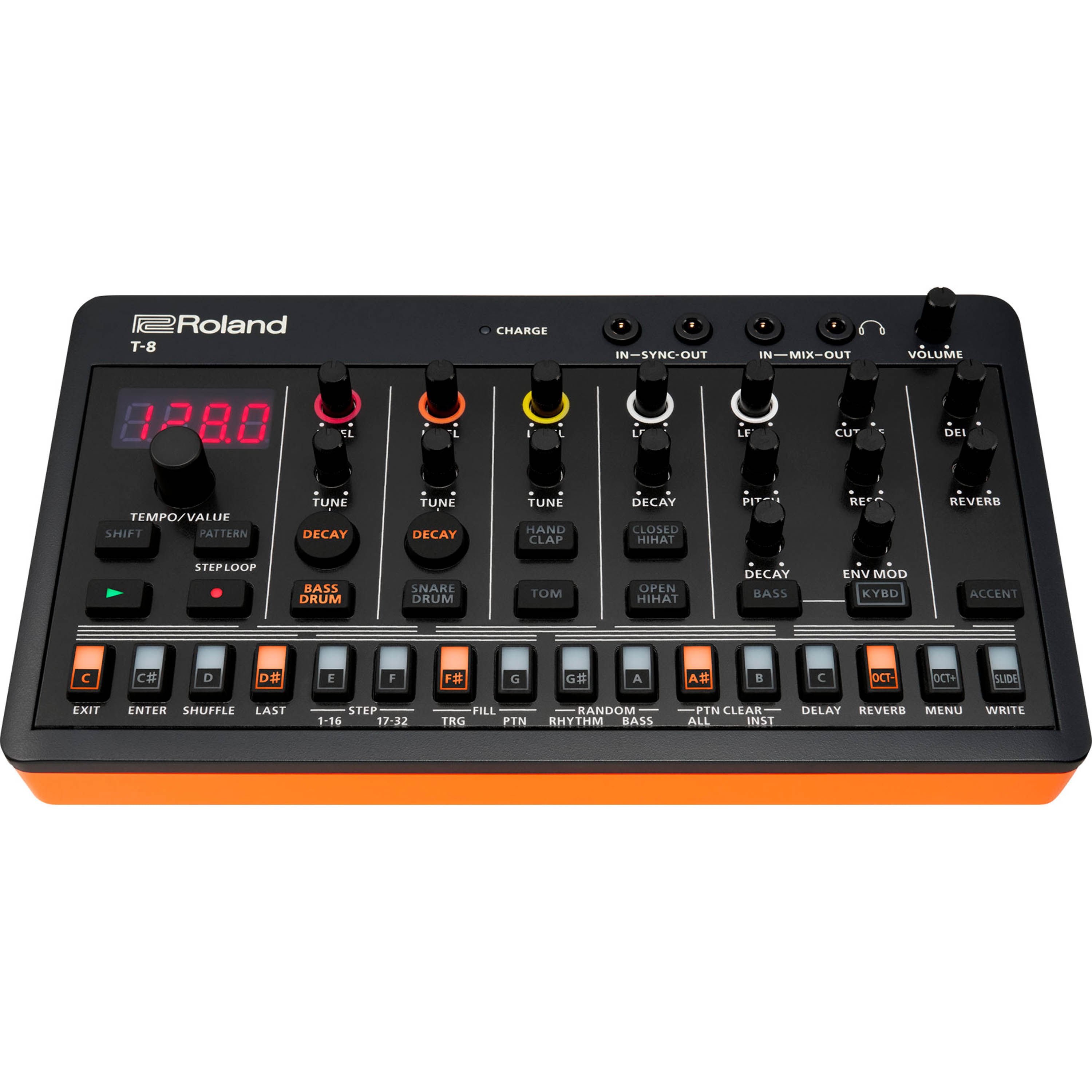 Sintetizador compacto Roland Aira T-8 Beat Machine foto 2