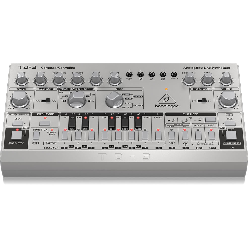 Sintetizador De Bajos Con Secuenciador Behringer TD-3-SR