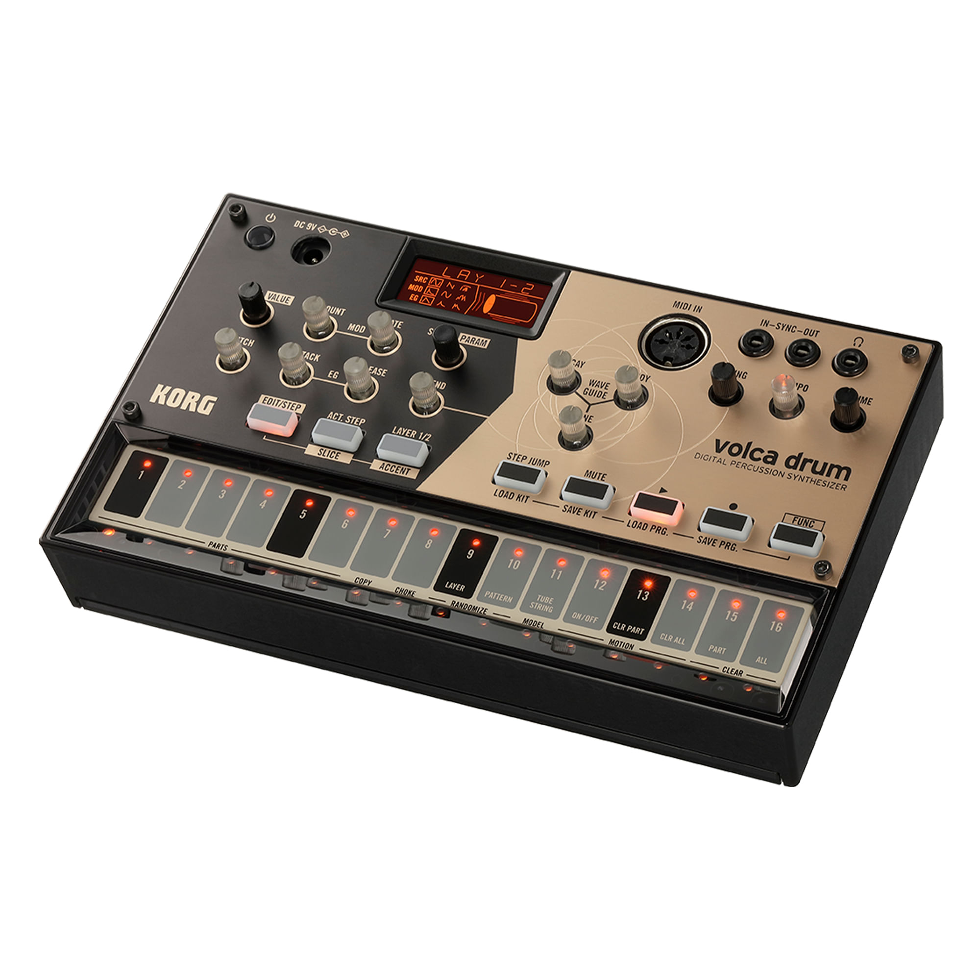 Sintetizador digital de percusión Korg VOLCA-DRUM foto 3