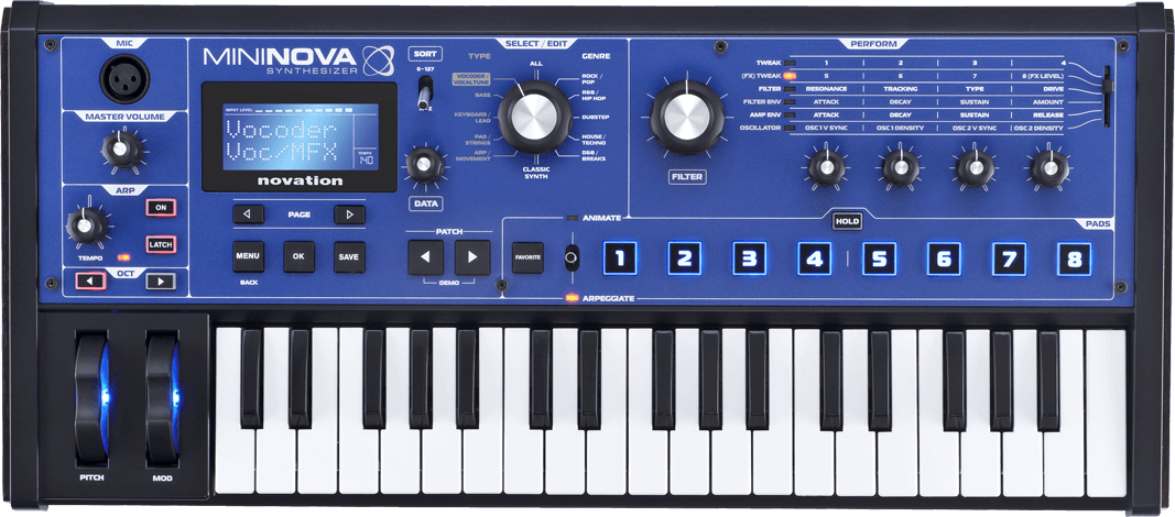 Sintetizador Novation Mininova