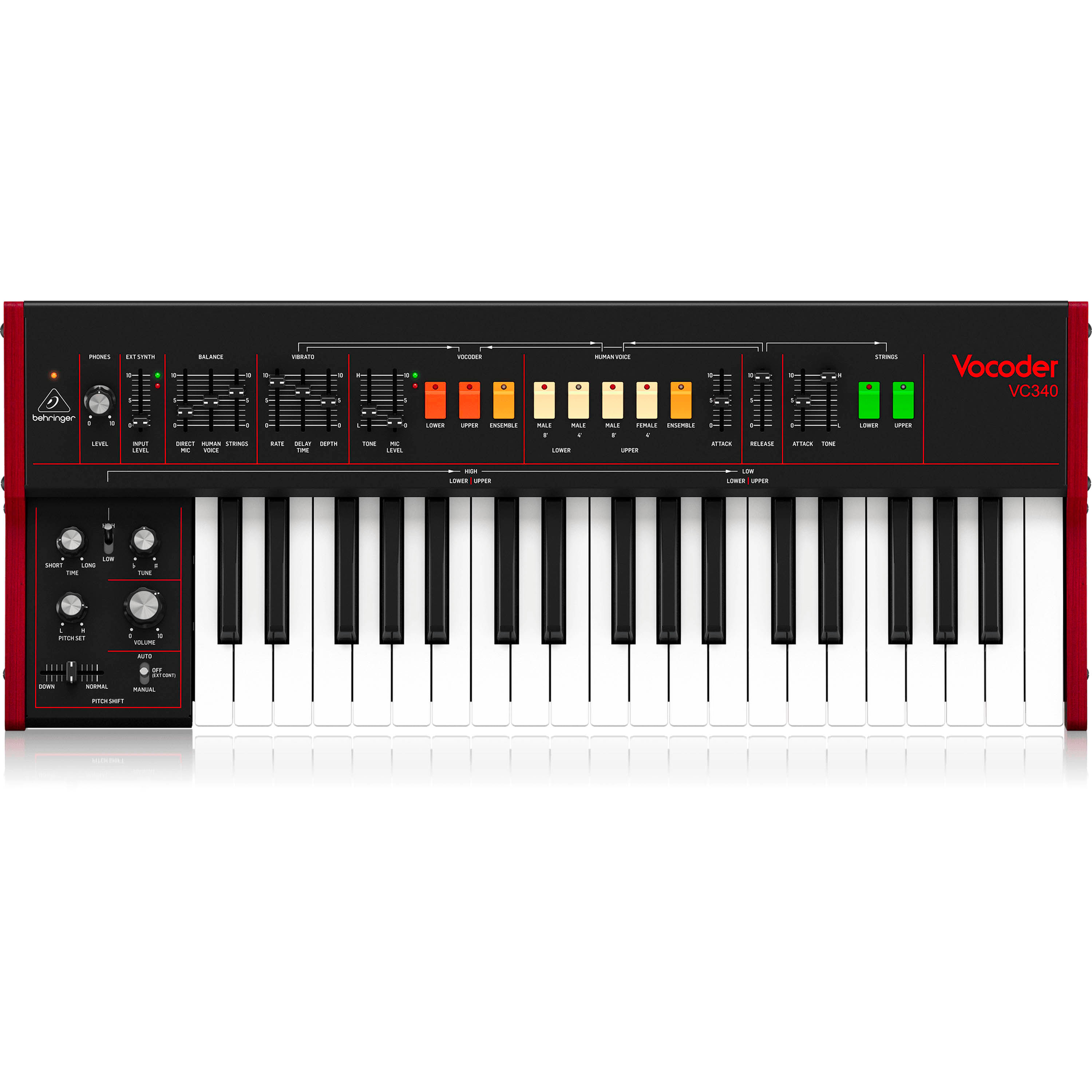 Sintetizador vocoder Behringer Vocoder VC340
