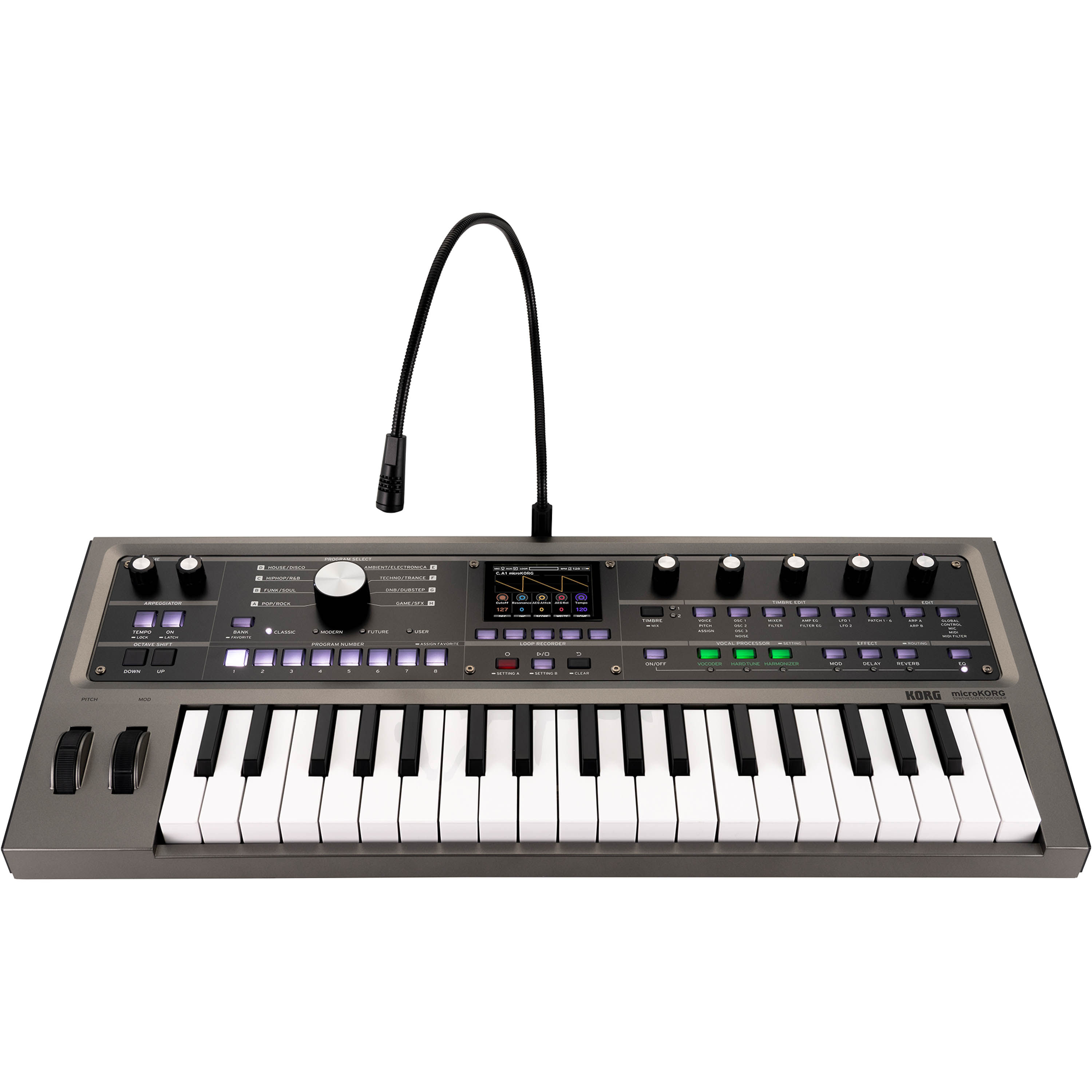 Sintetizador Vocoder Korg microKorg2 - Black foto 2
