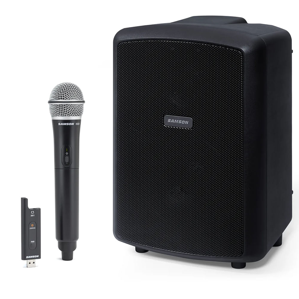 Sistema Audio Portátil C/Mic Y BT Samson Expedition Explor - 8" - 200w