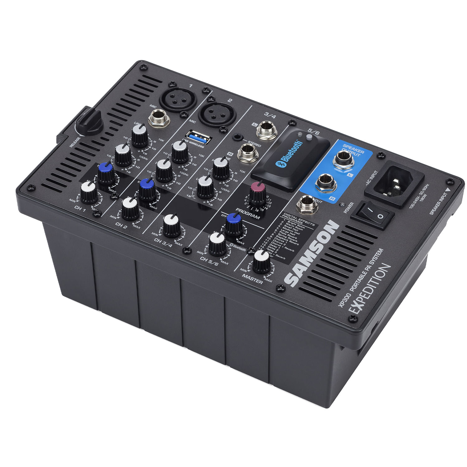 Sistema de audio Samson portátil EXPEDITION XP300B foto 3