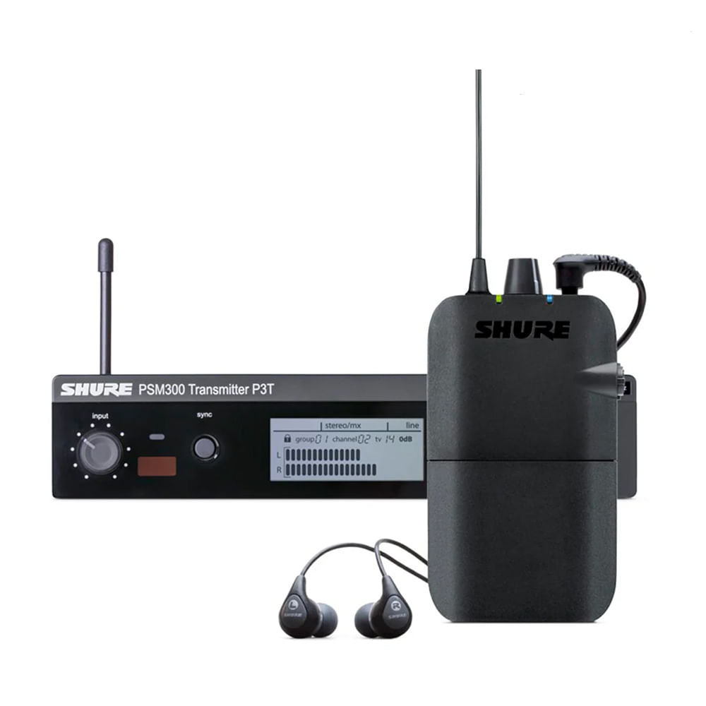 Sistema De Monitoreo In-Ear Shure PSM 300 - P3TR112GR
