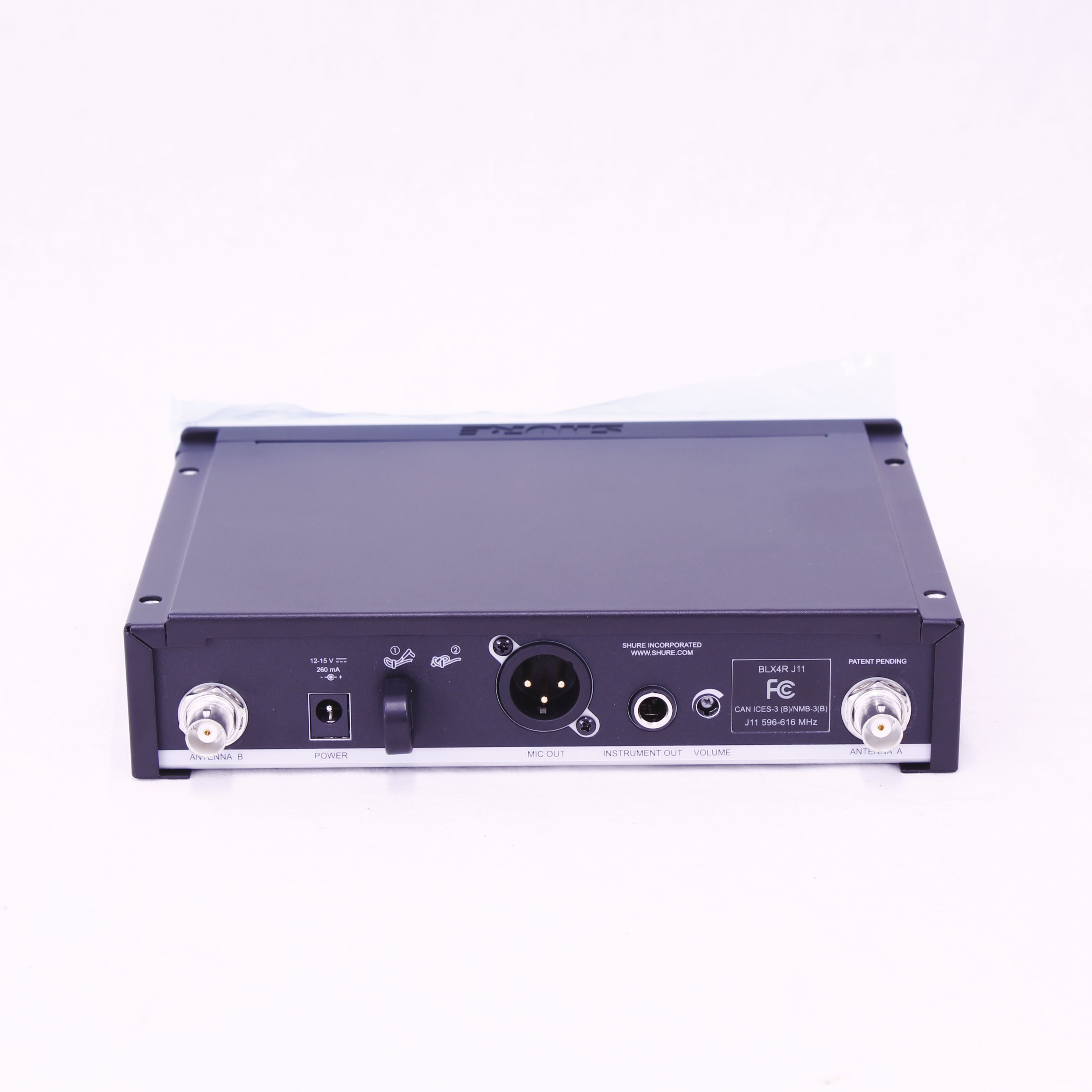 Sistema Inalámbrico Montable en Rack Shure BLX24R/SM58-J11 OPENBOX foto 2