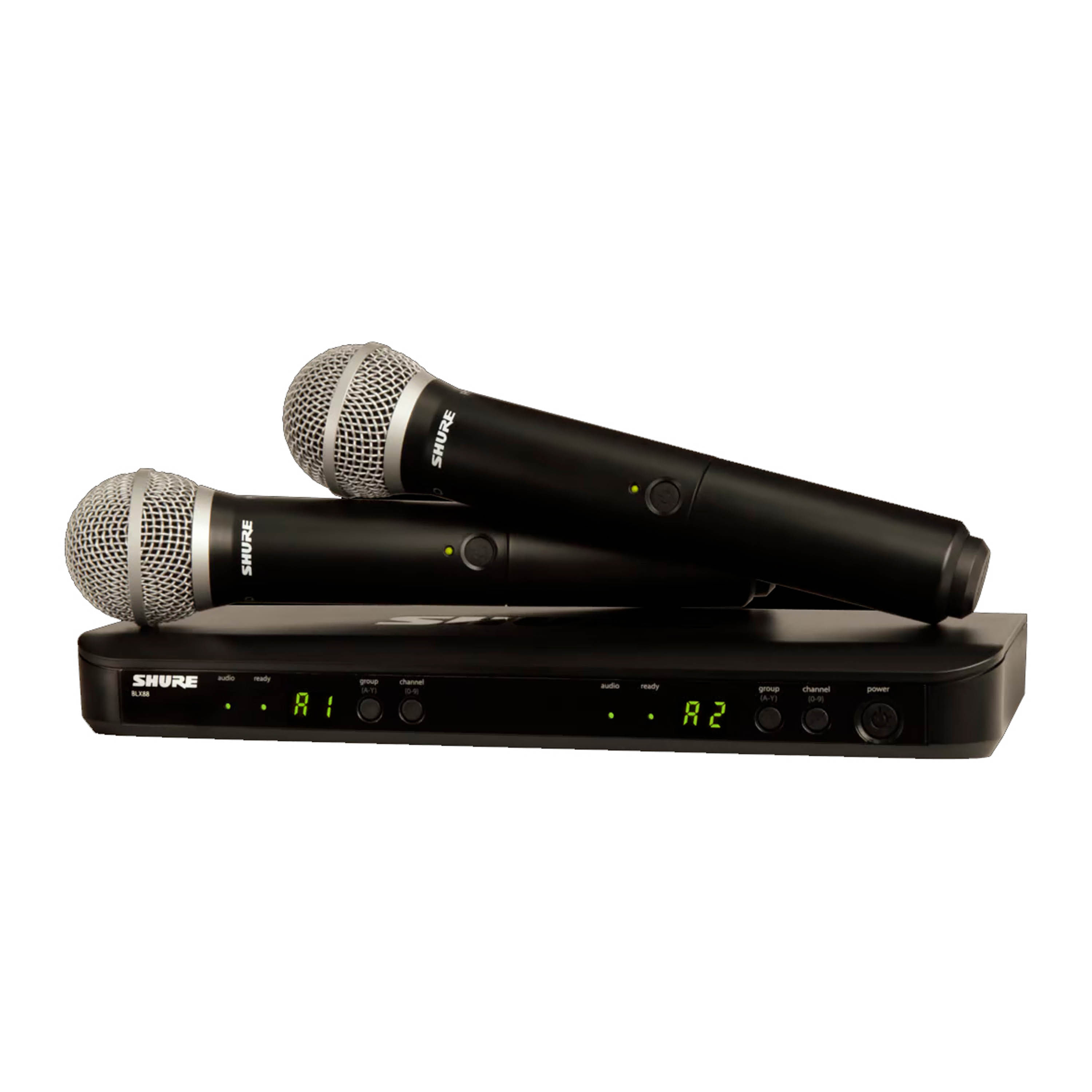 Sistema Inalámbrico Shure BLX288/PG58-M15 con dos Micrófono PGA58