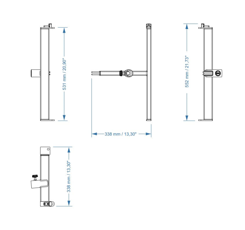 Soporte FBT para line array MT-S 206 MITUS206 foto 3