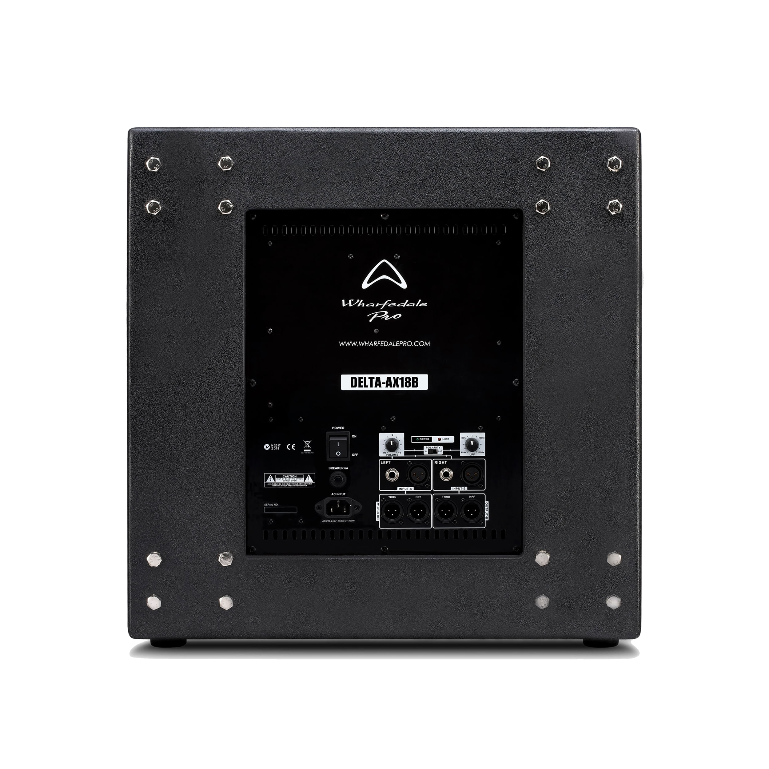Subwoofer activo 18" Wharfedale DELTA-AX18B foto 3