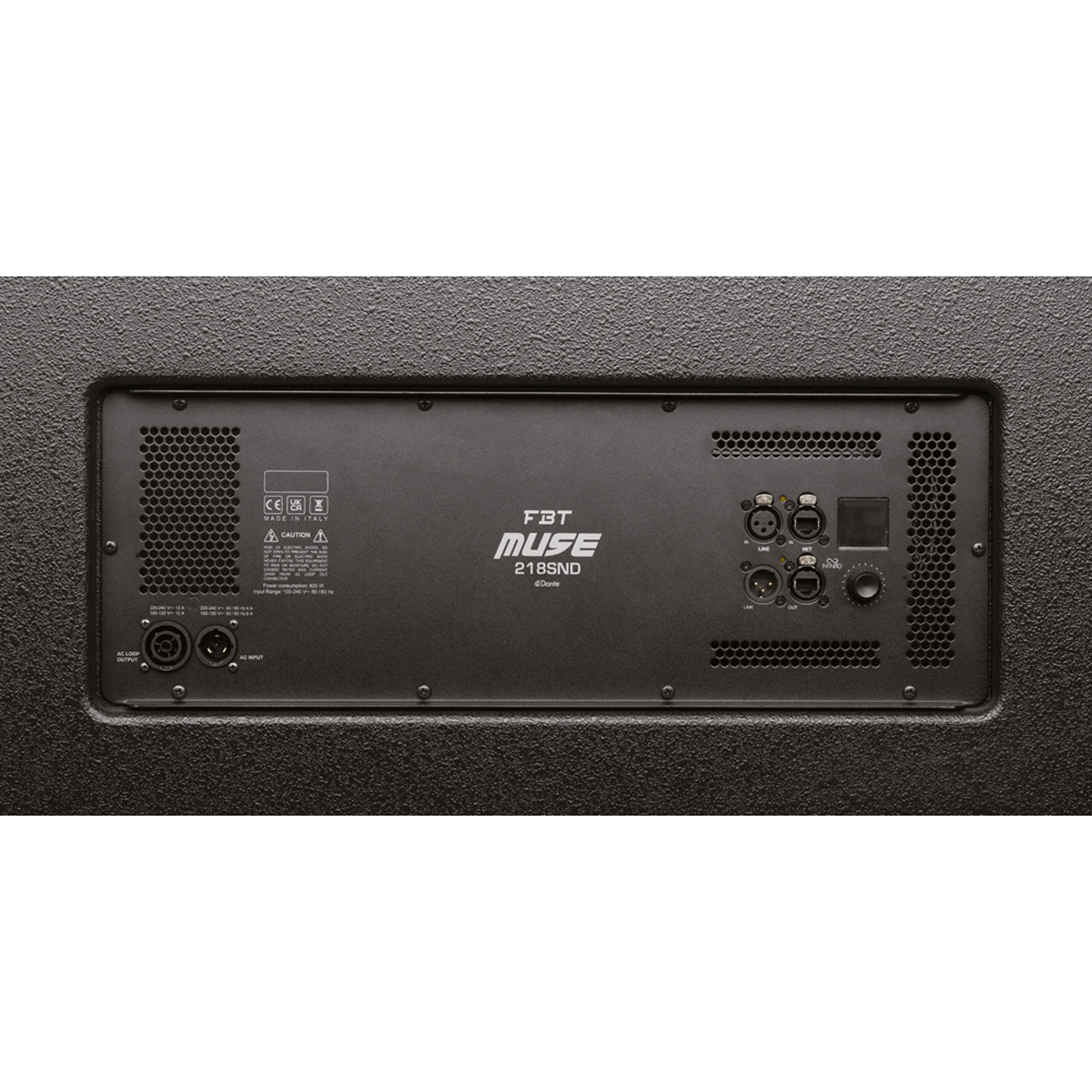 Subwoofer activo FBT Muse 218SN 2x18" 4000 W RMS software Infinito foto 3