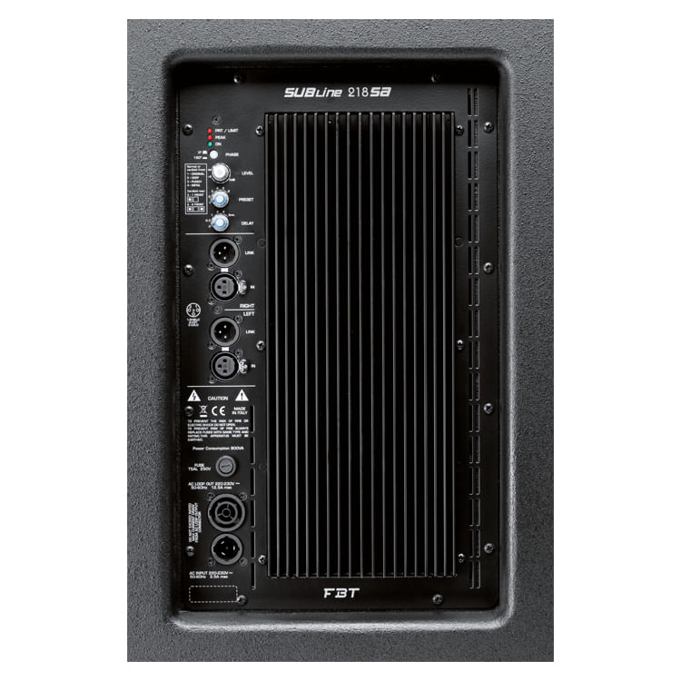 Subwoofer activo FBT subline 218 SA 1200W RMS foto 3