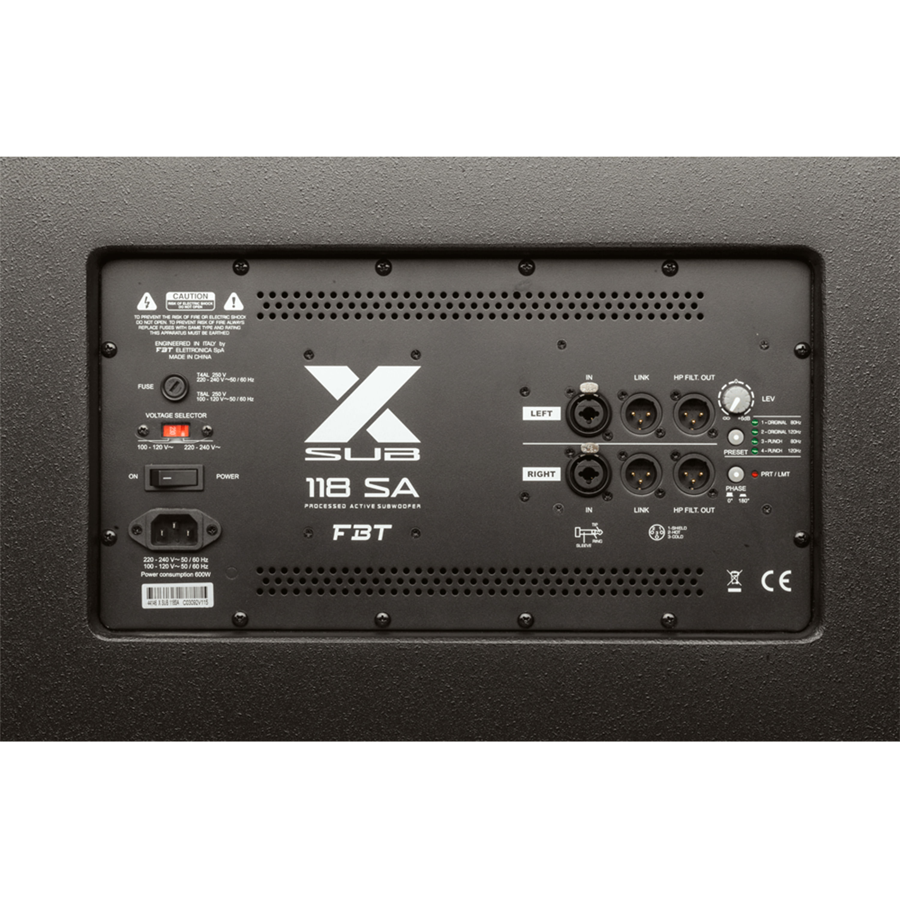 Subwoofer FBT X-SUB 118SA foto 3