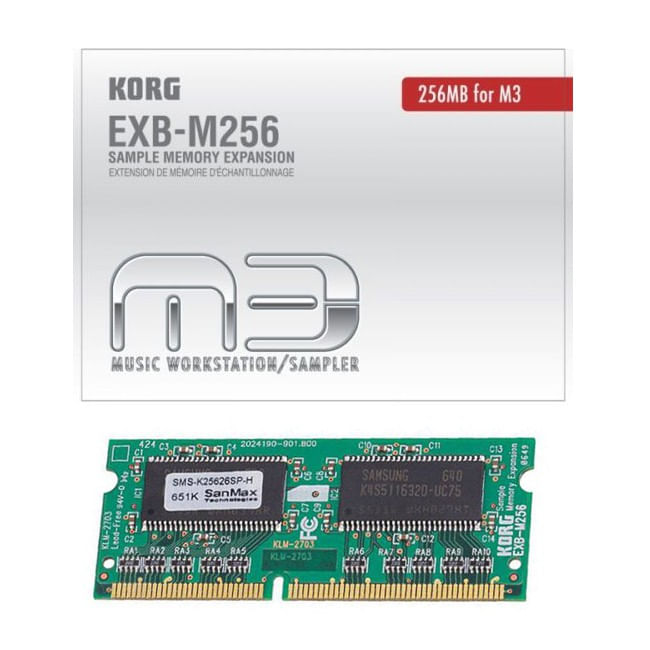 Tarjeta de expansión  para Pa2XPro/M3 Korg EXB-M256