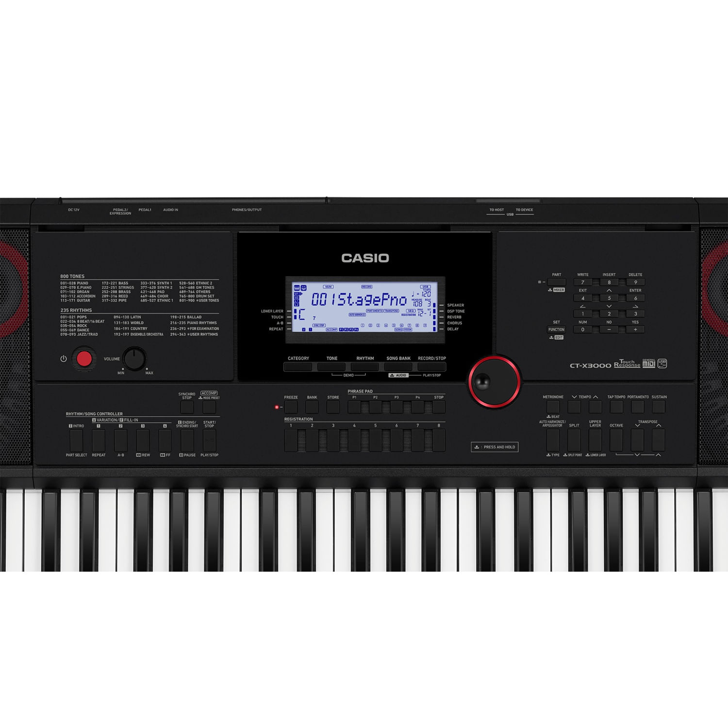 Teclado personal Casio CT-X3000 foto 5