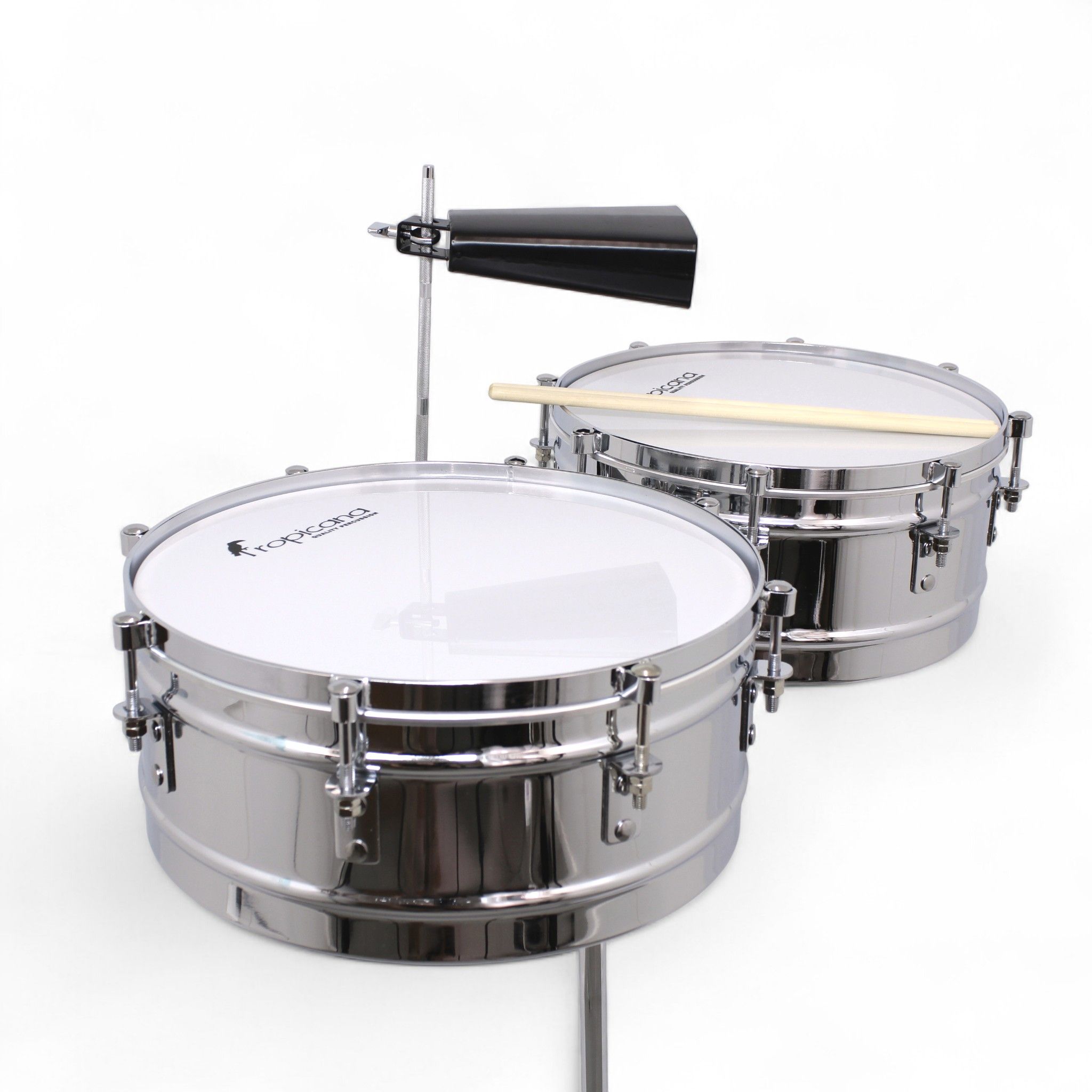 Timbaleta Tropicana 14" - 15" cromada con cencerro TBBC100SZ-CH foto 5