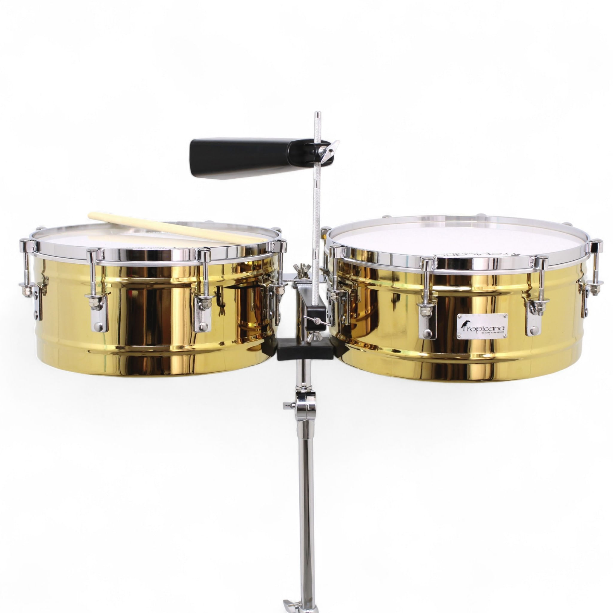 Timbaleta Tropicana 14" - 15" dorada con cencerro TBBG100SZ-MGO foto 2