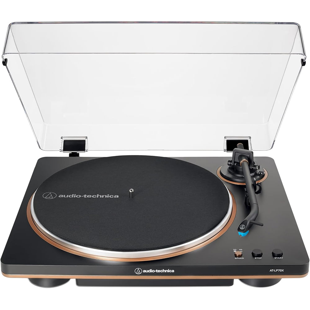 Tornamesa Belt-Drive Audio-Technica AT-LP70X-BZ - Negro/Bronce foto 2