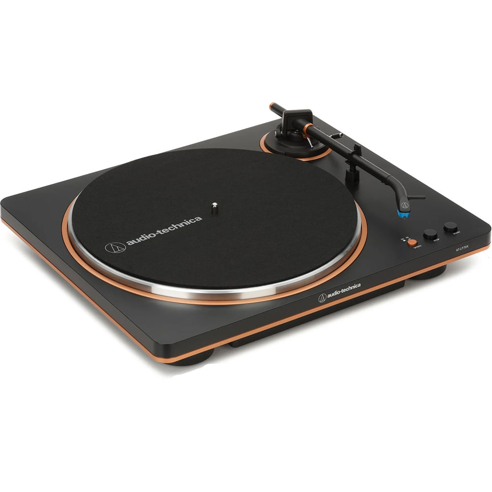 Tornamesa Belt-Drive Audio-Technica AT-LP70X-BZ - Negro/Bronce foto 4