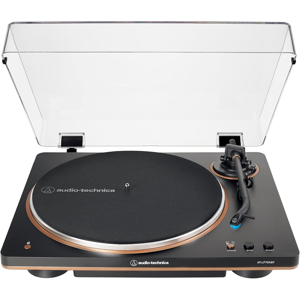 Tornamesa Belt-Drive Audio-Technica AT-LP70XBT-BZ - Negro/Bronce foto 2
