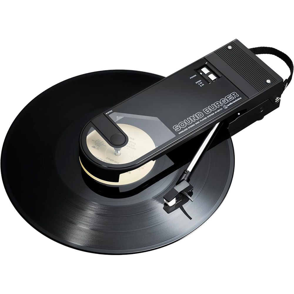 Tornamesa Portátil Audio-Technica Sound Burger AT-SB727 BK - Negro