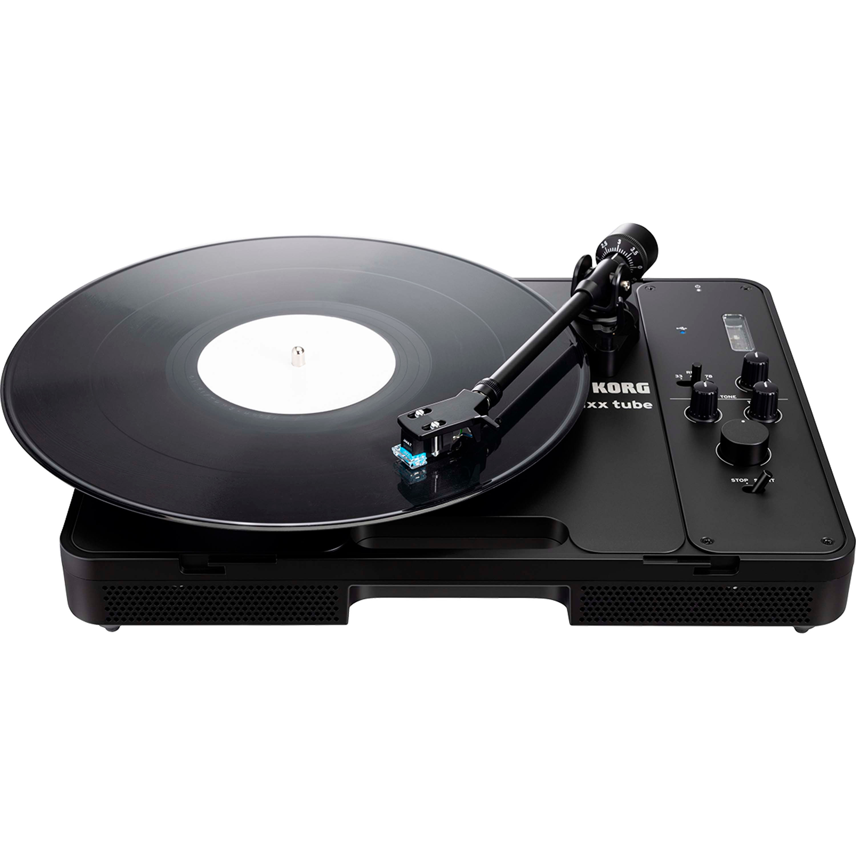 Tornamesa portátil Korg handytraxx tube con preamplificador a tubo foto 5