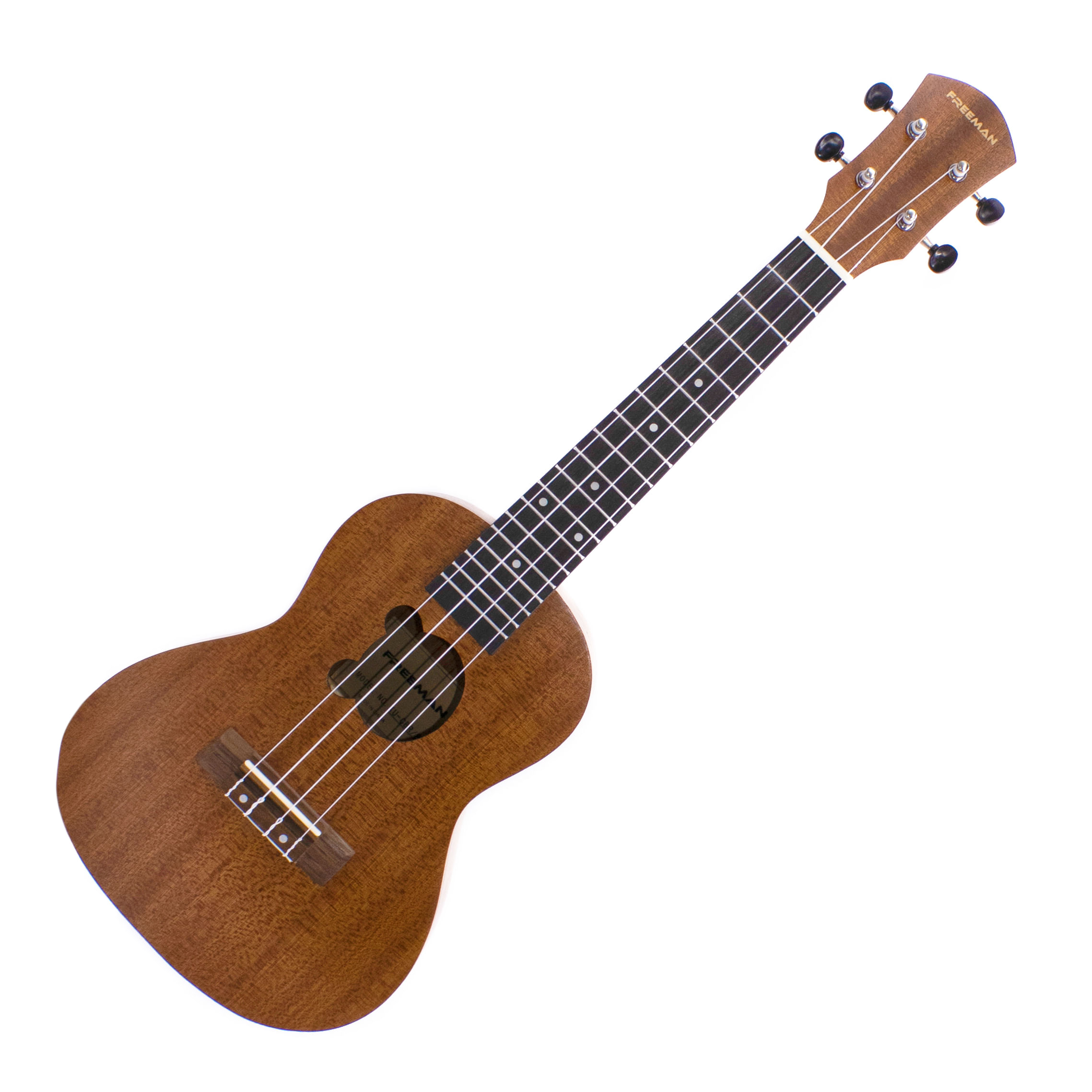 Ukelele Concierto Freeman KU-CBR/B - color sapelly natural