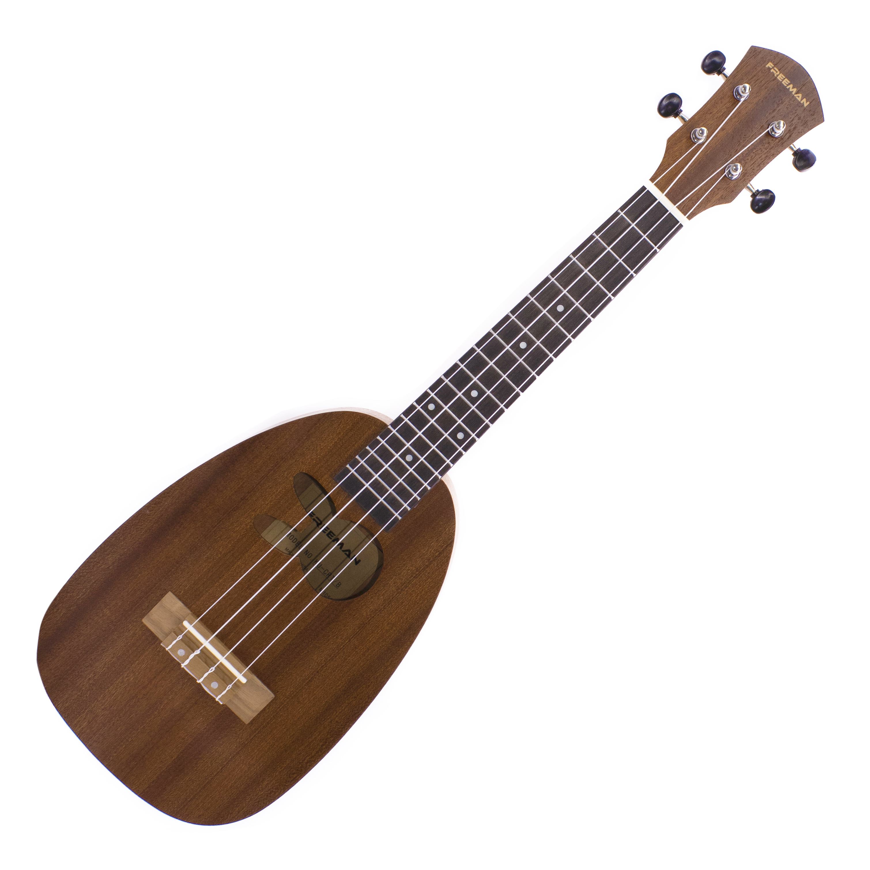 Ukelele Concierto Freeman KU-CRT/B - color sapelly natural