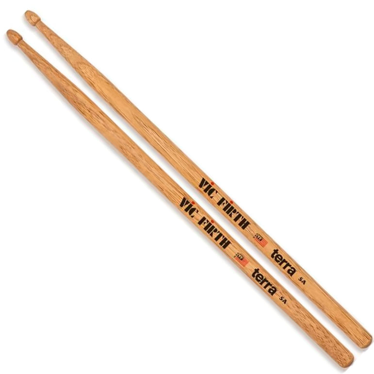 Pack Baquetas Vic Firth 5A Terra Wood 4 Pares
